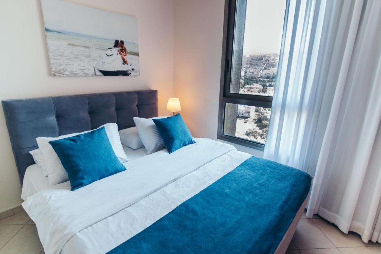 Almog Beach Apartments מגדלי חוף הכרמל חיפה 외부 사진